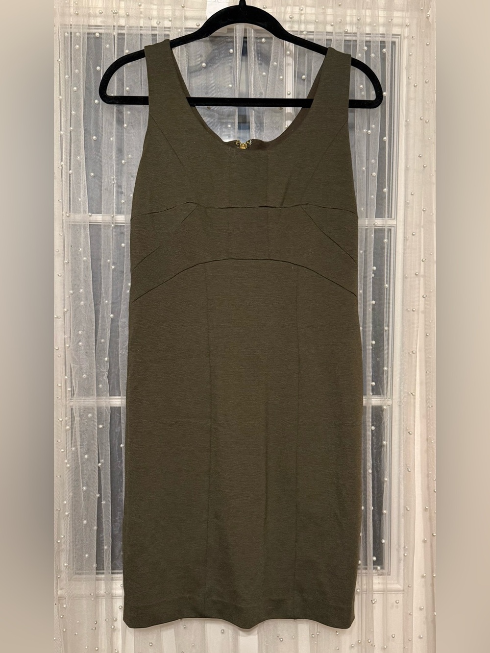 Michael Kors Olive Midi Sheath Dress size 4